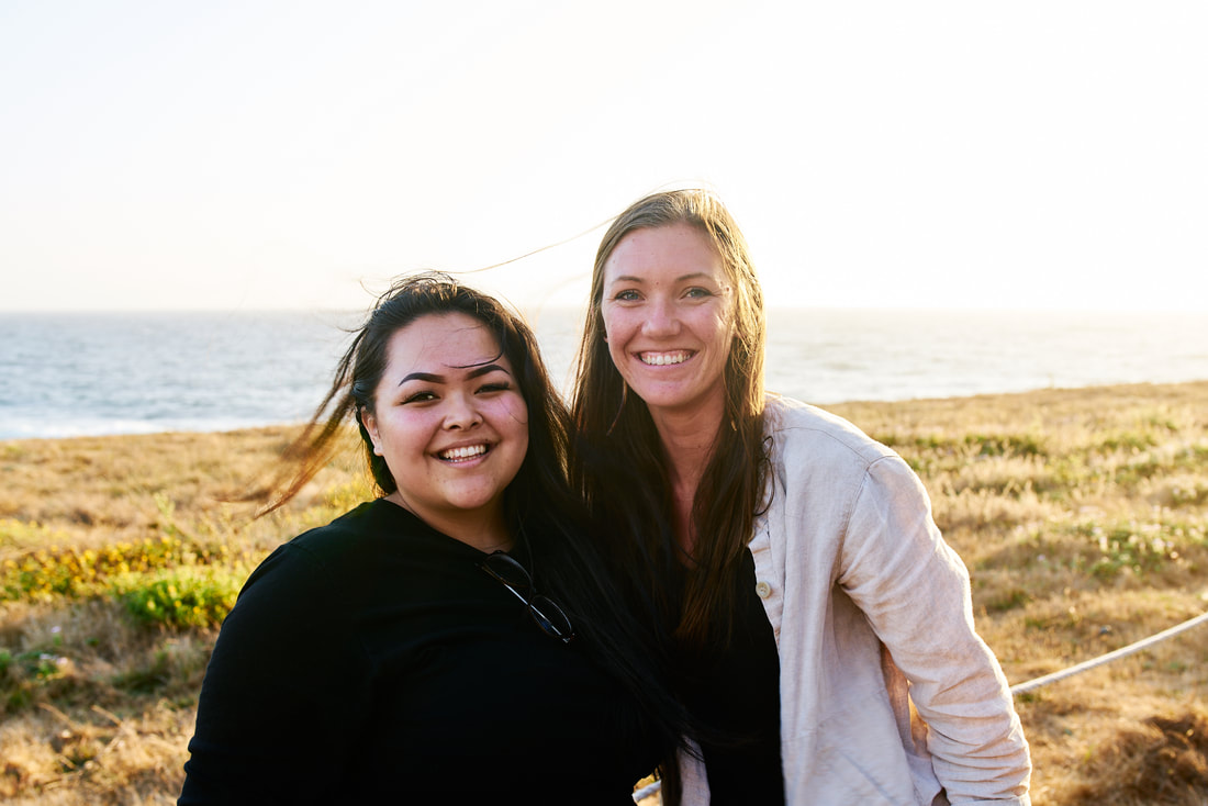 Lena and her mentor, Alisha Saley. PC: Gabriel Ng