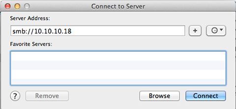 Connecting to a File Server Mac 4