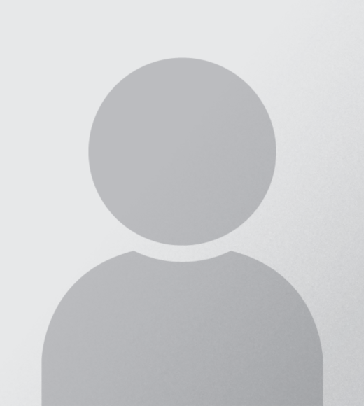 A gray avatar of a figure intended as a placeholder when no photo is present